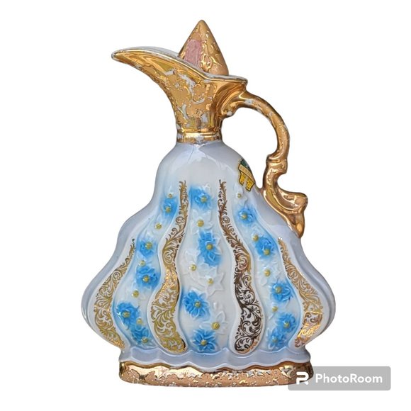Vintage Accents Vintage Jim Beam Kentucky Derby Blue White Gold